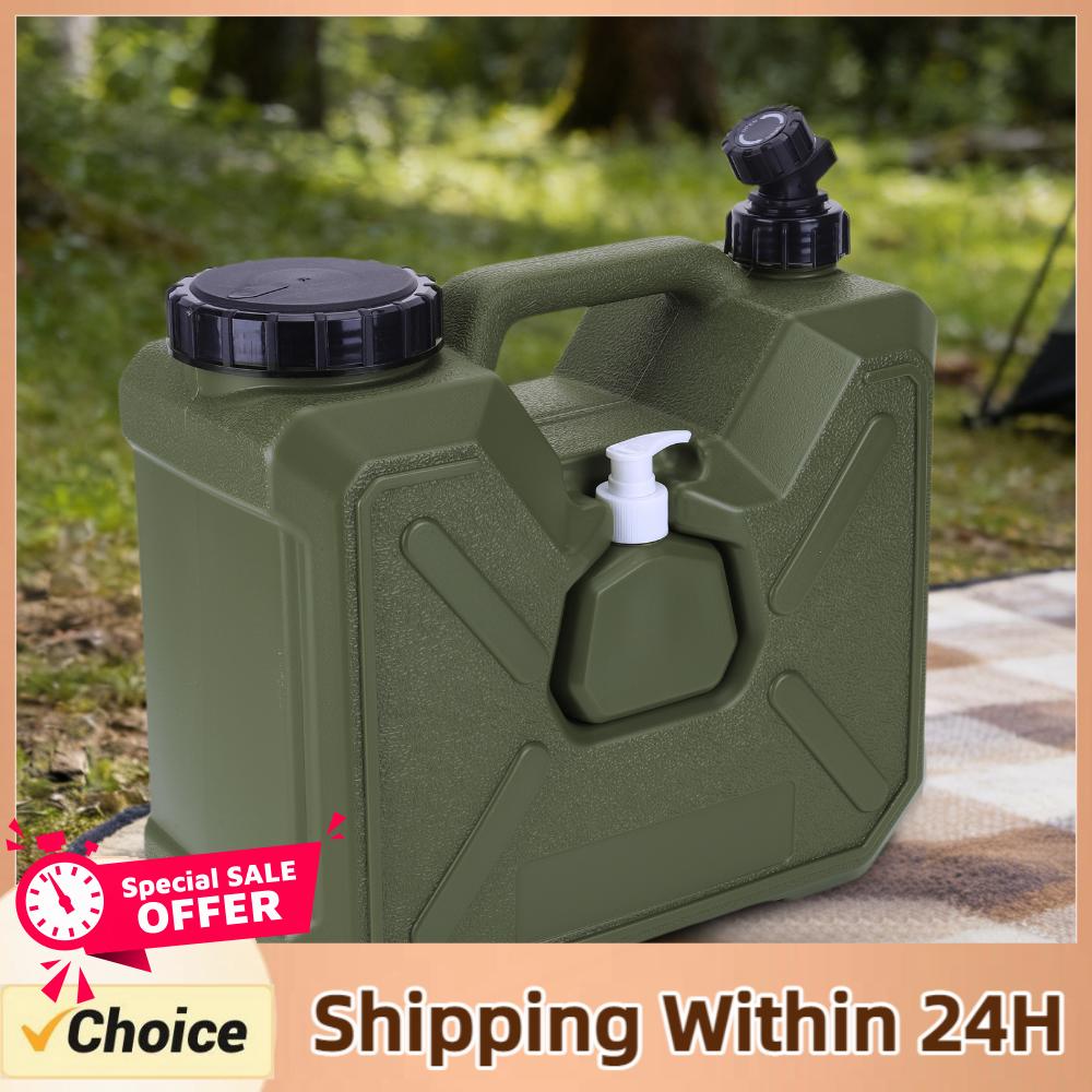 Outdoor Camping Kettle - 30/18/15/12L キャンプ用ウォーターコンテナ スピゴット付き ハンドサニタイザーボトル ポータブルウォータージャグ 大容量ウォーターキャリアタンク