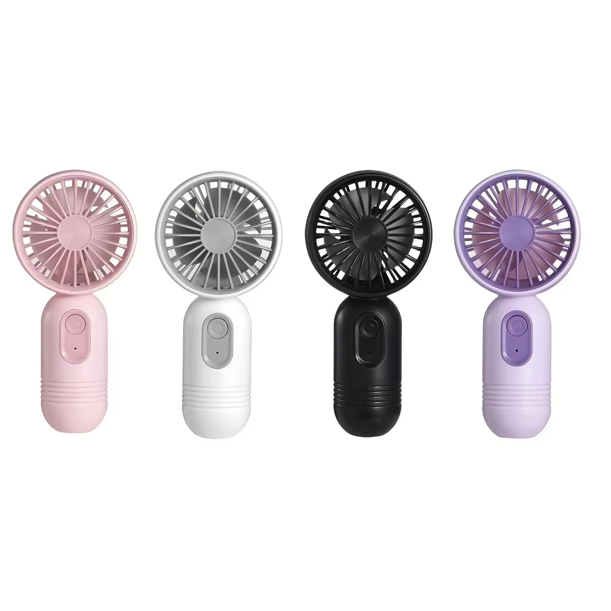 Outdoor Camping Fan - USBミニ充電式ポータブルファン、3段階風量調節、ギフトに最適なハンドヘルドファン、オフィス、アウトドア、旅行、キャンプに最適