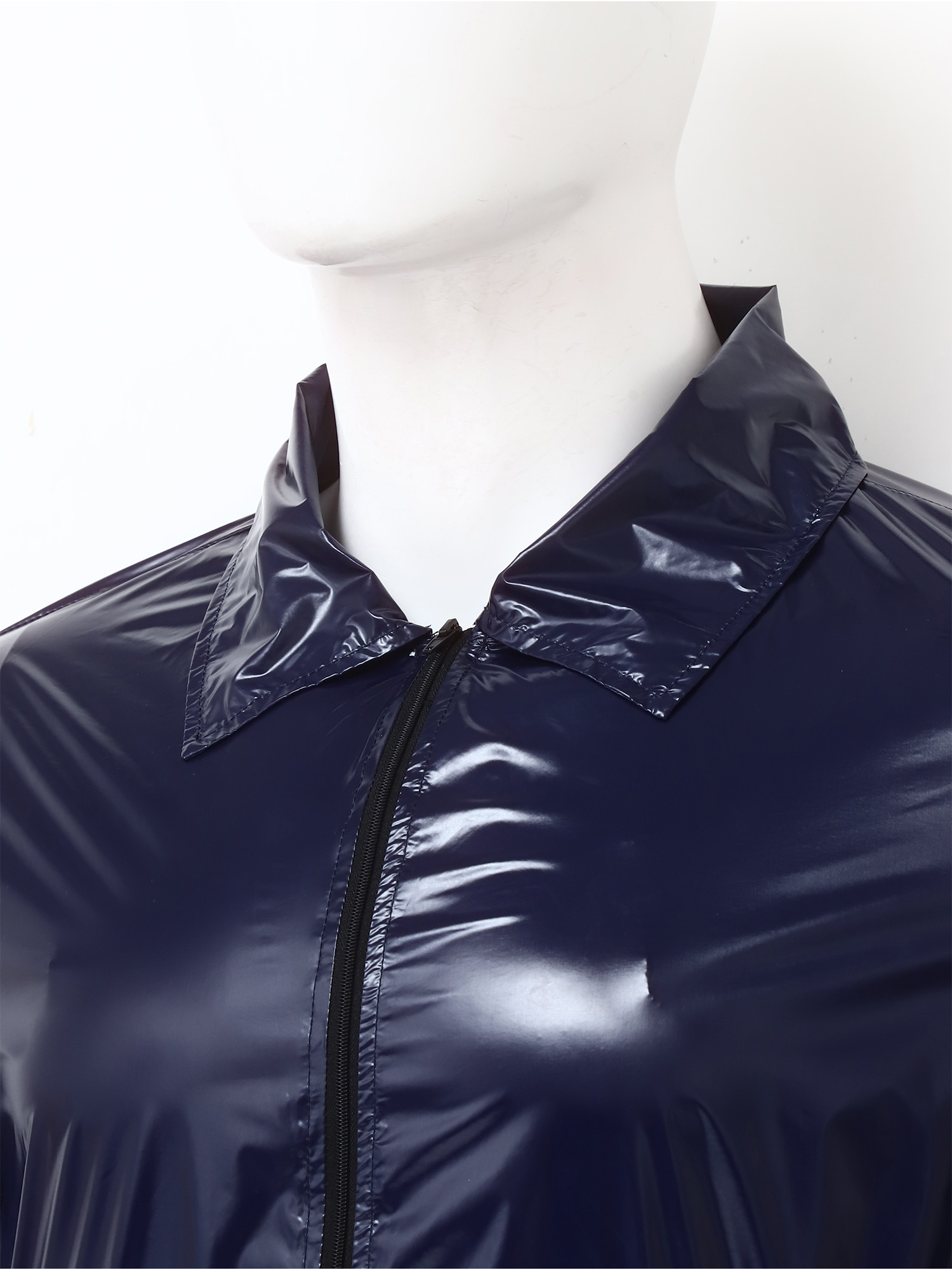 Outdoor Camping Jacket - 男性防水ワークジャケット防風レインコート長袖フロントジップアップロングコートキャンプ用防水断熱ハイキングジャケット