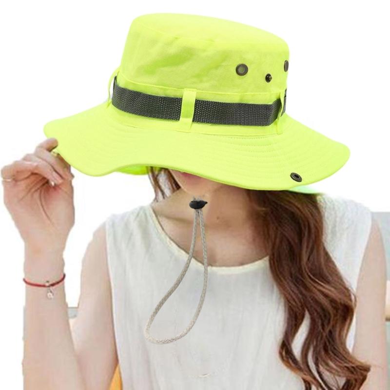 72xe蛍光バケツハットワイドブリム男性と女性のための太陽の - Outdoor Camping Activities For Adults のレビューと価格