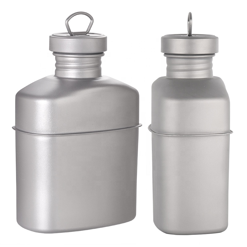 アウトドアチタンケトルセット 1100ml スポーツケトルと - Outdoor Camping Kettle のレビューと価格