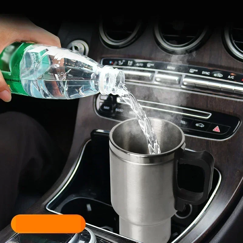 電気加熱車用ケトル 12V 450ml 車載加熱カップ ステ - Outdoor Camping Kettle のレビューと価格