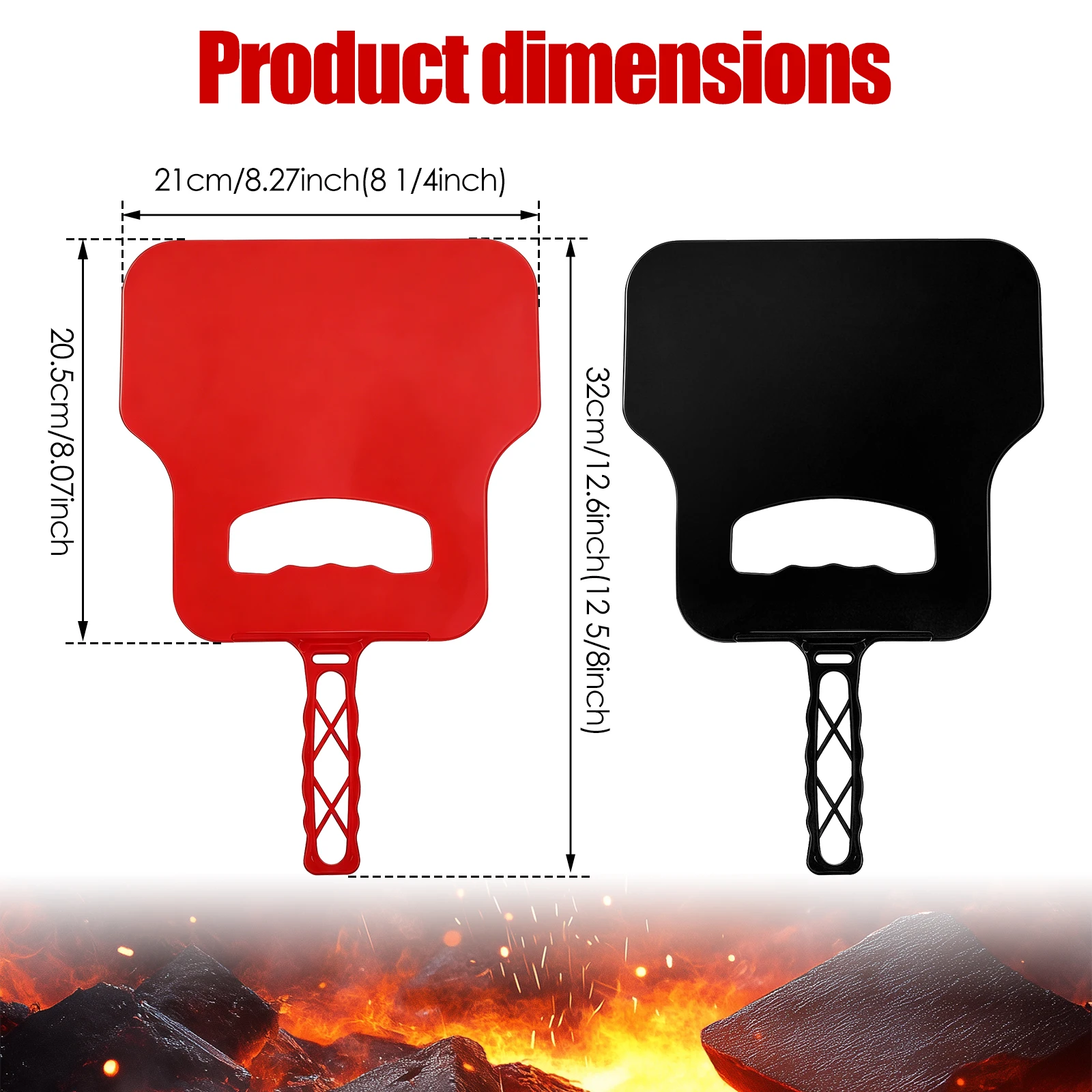 手動風車プラスチック製ハンドファンポータブルファイヤースター - Outdoor Camping Fire のレビューと価格
