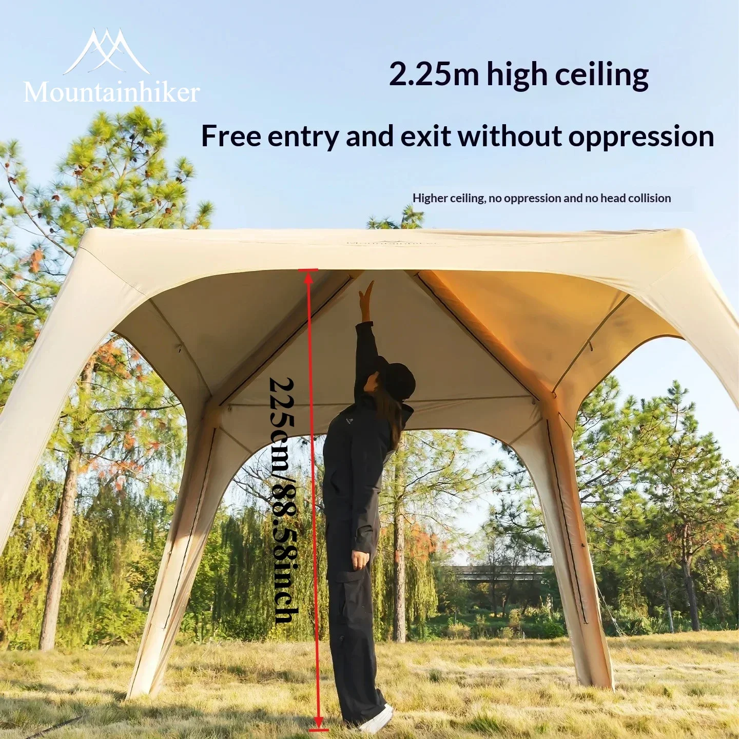 インフレータブルドームテント、大型エアキャンプシェルター、家 - Outdoor Camping Dome のレビューと価格