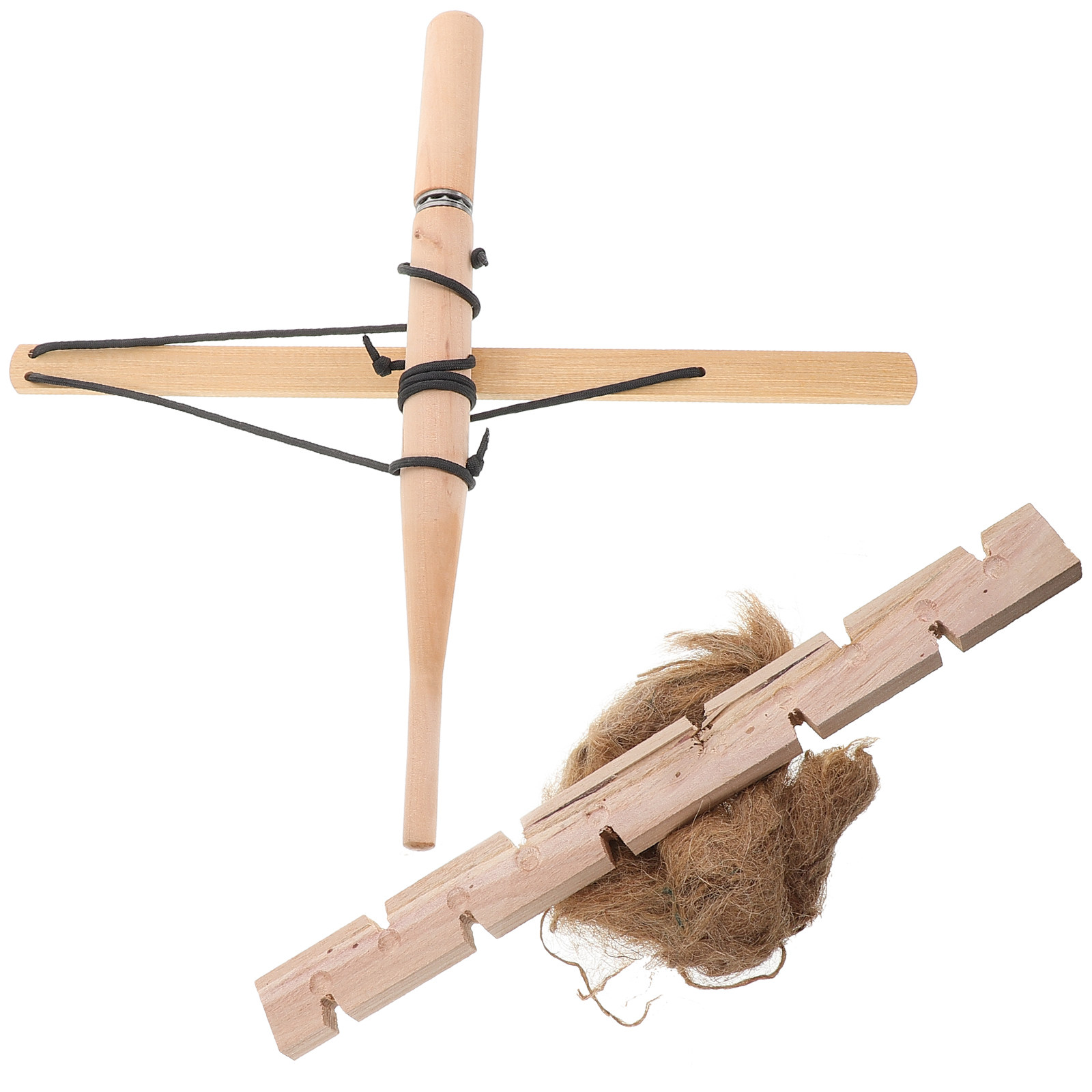 ファイヤースターター キット プリミティブ ウッド ボウドリ - Outdoor Camping Fire のレビューと価格