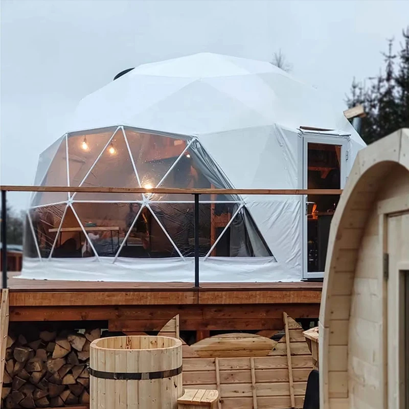 プレミアムジオデシックグランピングドームテント - オールシ - Outdoor Camping Dome のレビューと価格