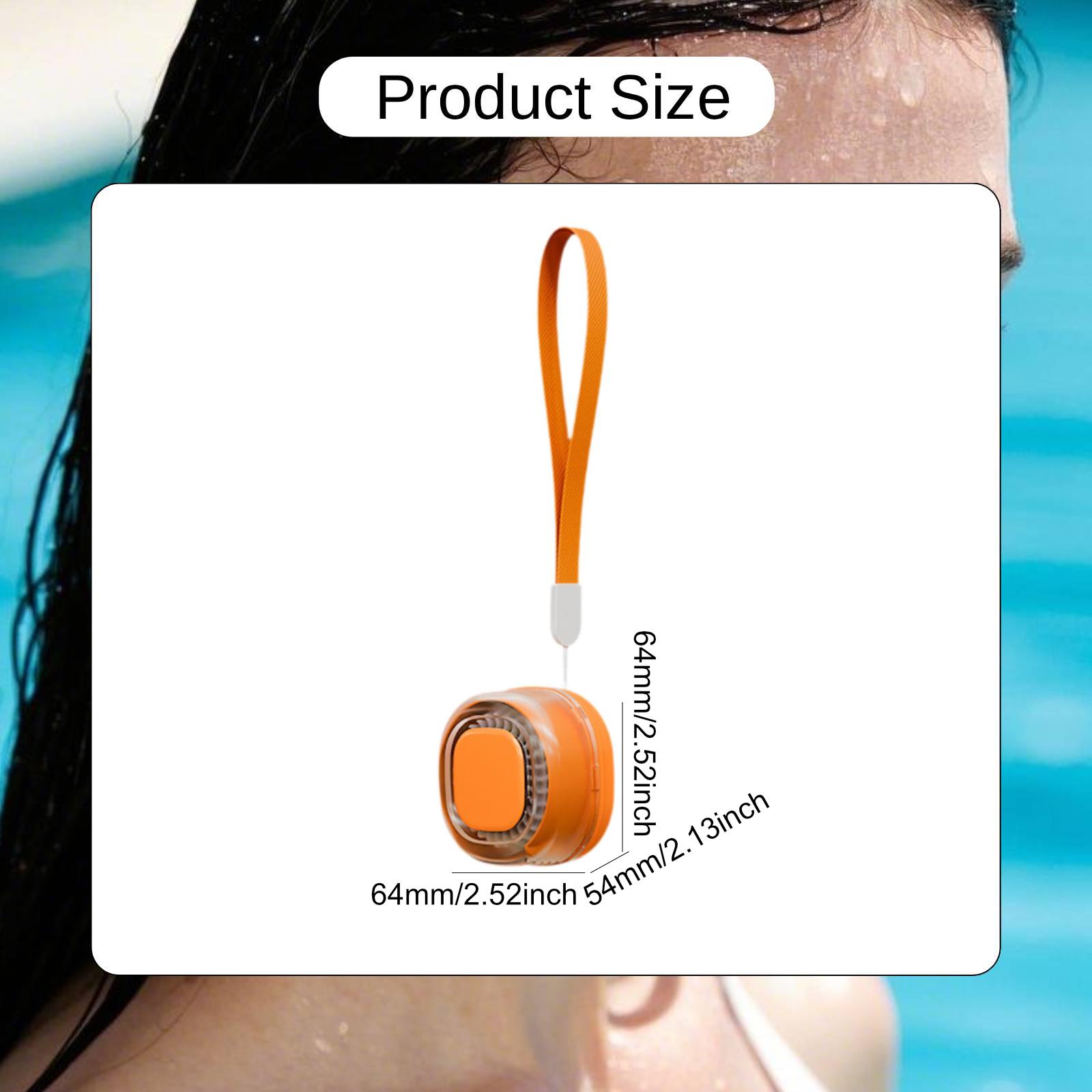 ポータブルハンズフリーウエストファン充電式ミニクリップエアブ - Outdoor Camping Fan のレビューと価格