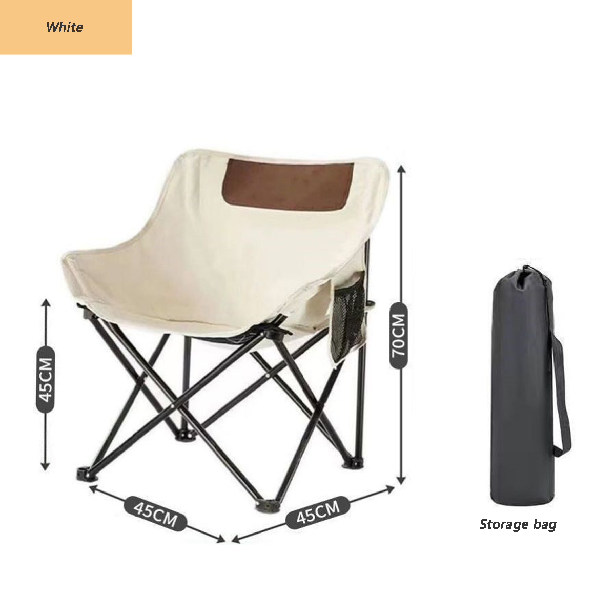 キャンプチェアポータブル折りたたみ椅子用品デッキキャンプスツ - Outdoor Camping Decke のレビューと価格