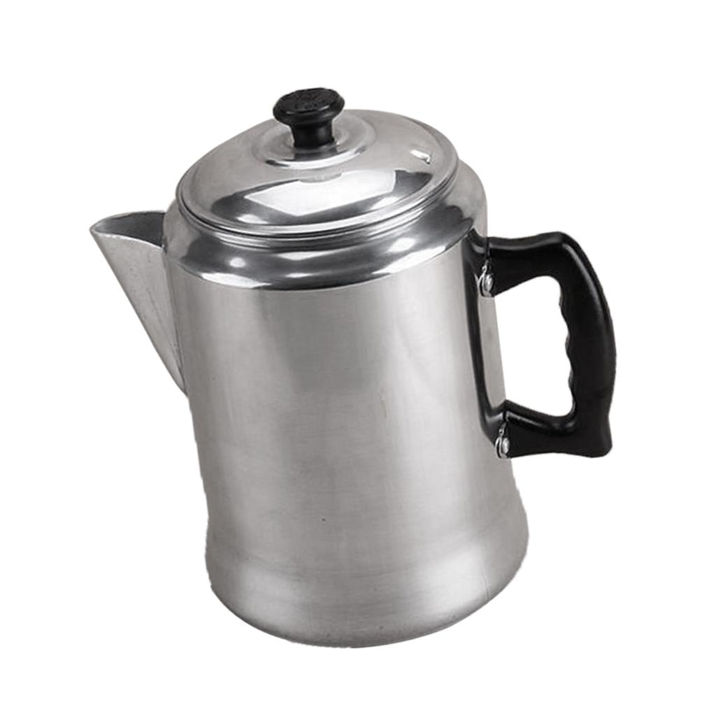 キャンプ用ウォーターポット アルミ合金製コーヒーパーコレータ - Outdoor Camping Kettle のレビューと価格