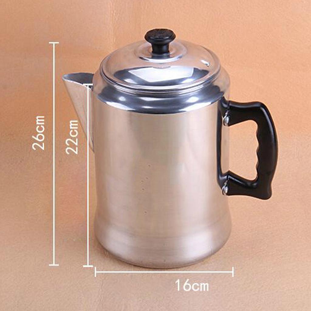 キャンプ用ウォーターポット アルミ合金製コーヒーパーコレータ - Outdoor Camping Kettle のレビューと価格