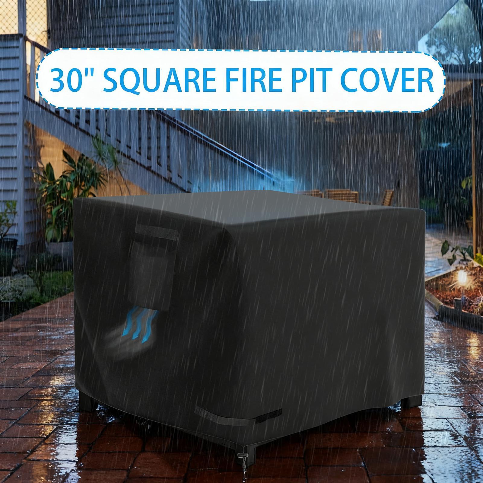 屋外ファイヤーピットカバー 30インチ 防水ヘビーデューティ - Outdoor Camping Fire のレビューと価格