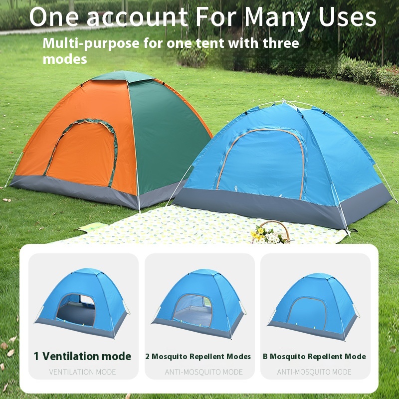全自動の屋外テントは折りたたんで保管でき、日焼け止めや蚊よけ - Outdoor Camping Equipment Stores のレビューと価格