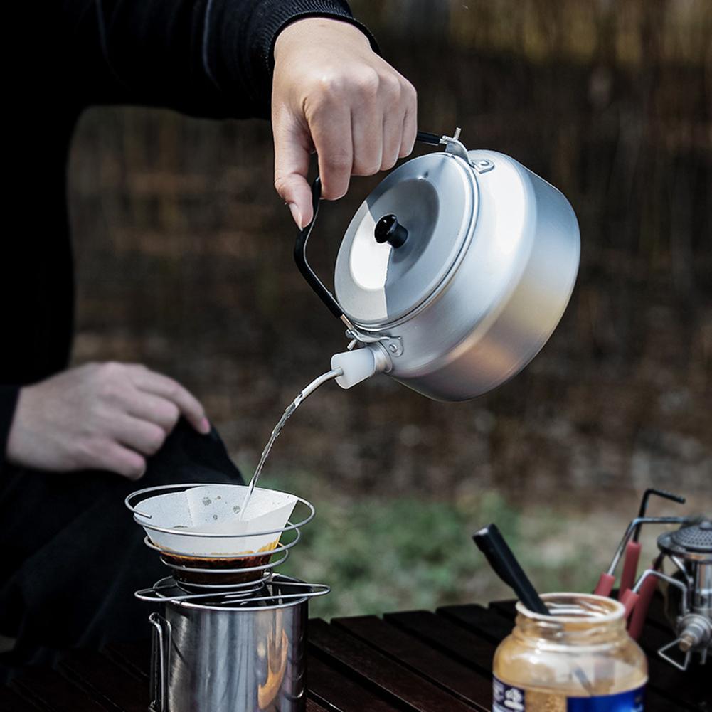 800ml 屋外ポータブルティーポットケトル 延長チューブノ - Outdoor Camping Kettle のレビューと価格