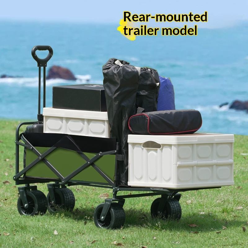 工場直売 四輪プラットフォーム キャンプ用ユーティリティワゴ - Outdoor Camping And Fishing のレビューと価格