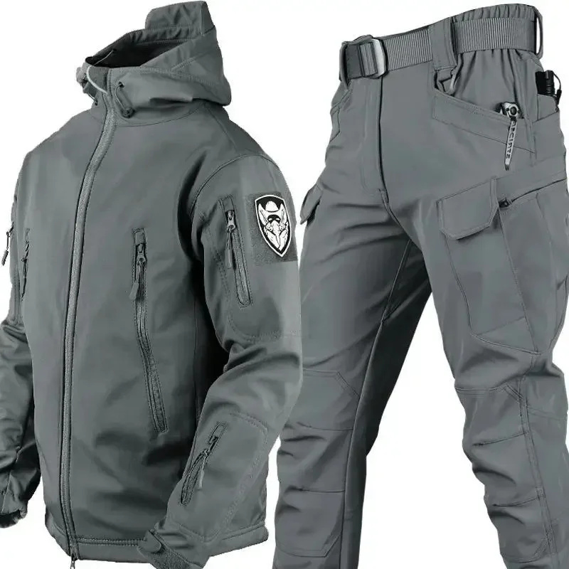 メンズ秋冬ジャケット、戦術的な防水アウトドアフィッシングハイ - Outdoor Camping Jacket のレビューと価格