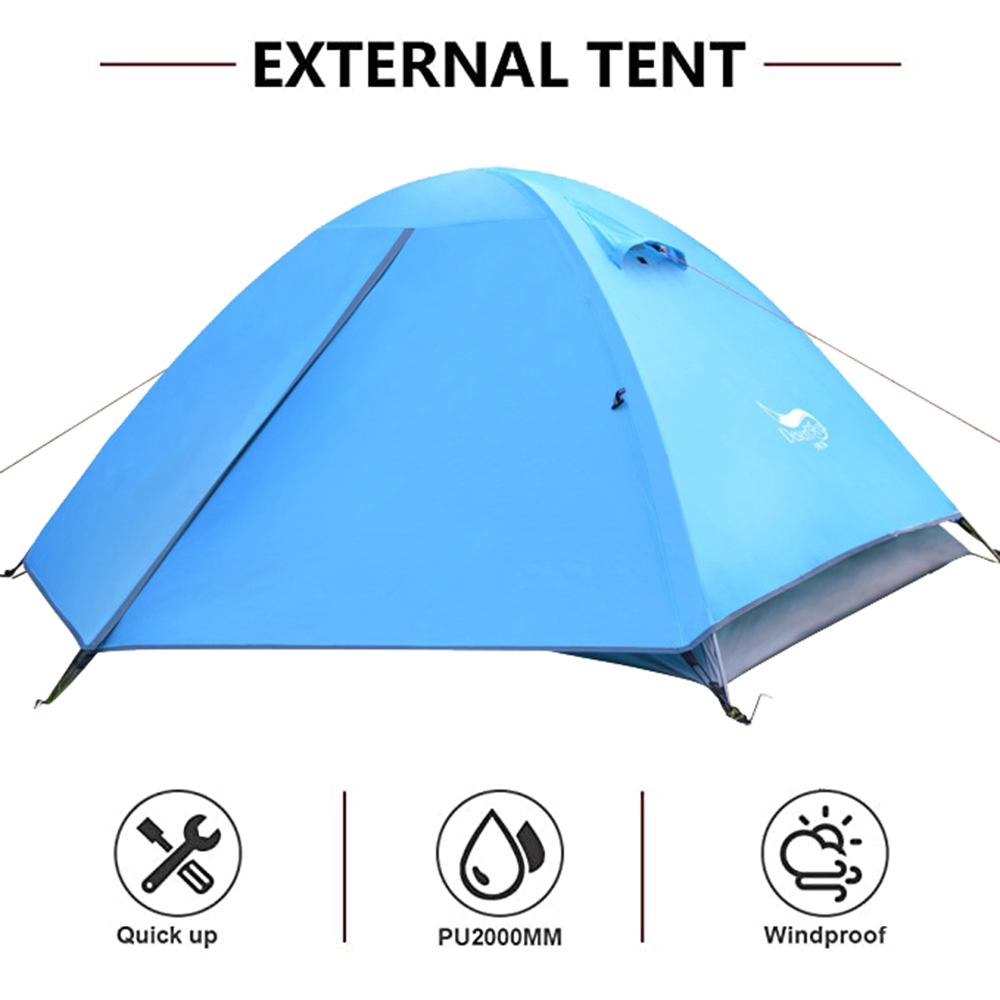 砂漠とキツネの2人用テント軽量3シーズンバックパッキングテン - Outdoor Camping Dome のレビューと価格