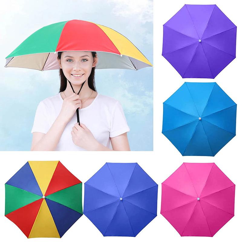 折りたたみ式ヘッドウェア傘帽子防水抗紫外線日雨キャップ釣りキ - Outdoor Camping Activities For Adults のレビューと価格