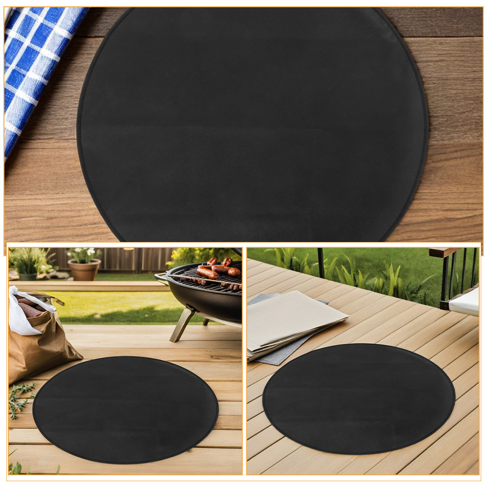 丸型耐火BBQマット 耐熱ファイヤーピットマット アウトドア - Outdoor Camping Fire のレビューと価格