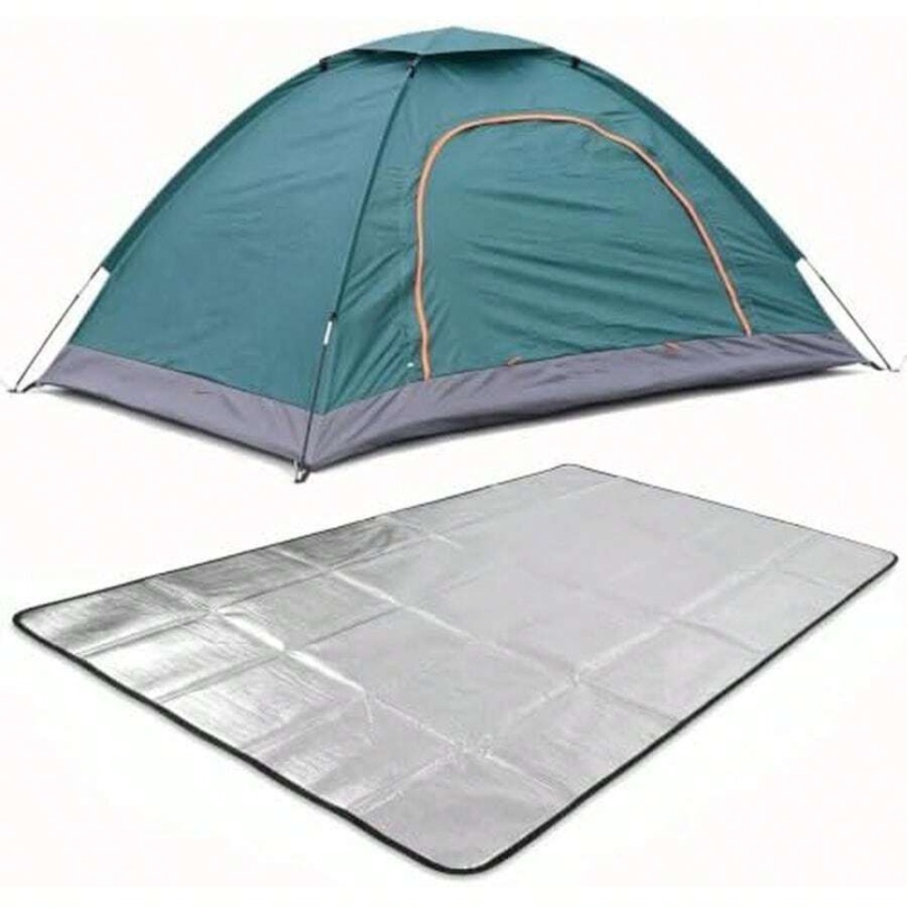 簡単設営 通気性メッシュ ダブルレイヤー 防水ドームテント  - Outdoor Camping Dome のレビューと価格