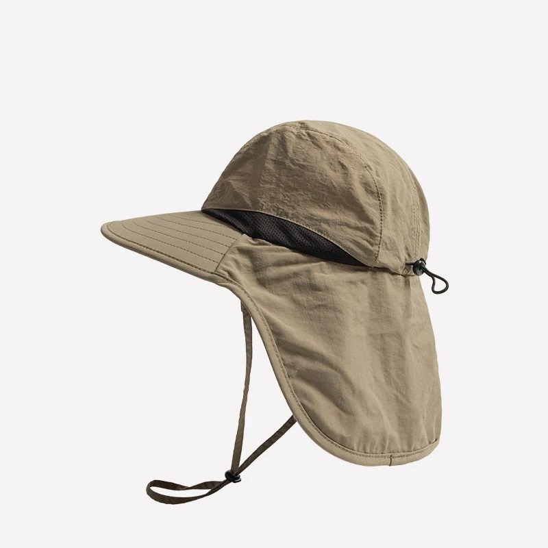 男女兼用UVカットフィッシャーマンキャップ ネックカバー付き - Outdoor Camping Activities For Adults のレビューと価格