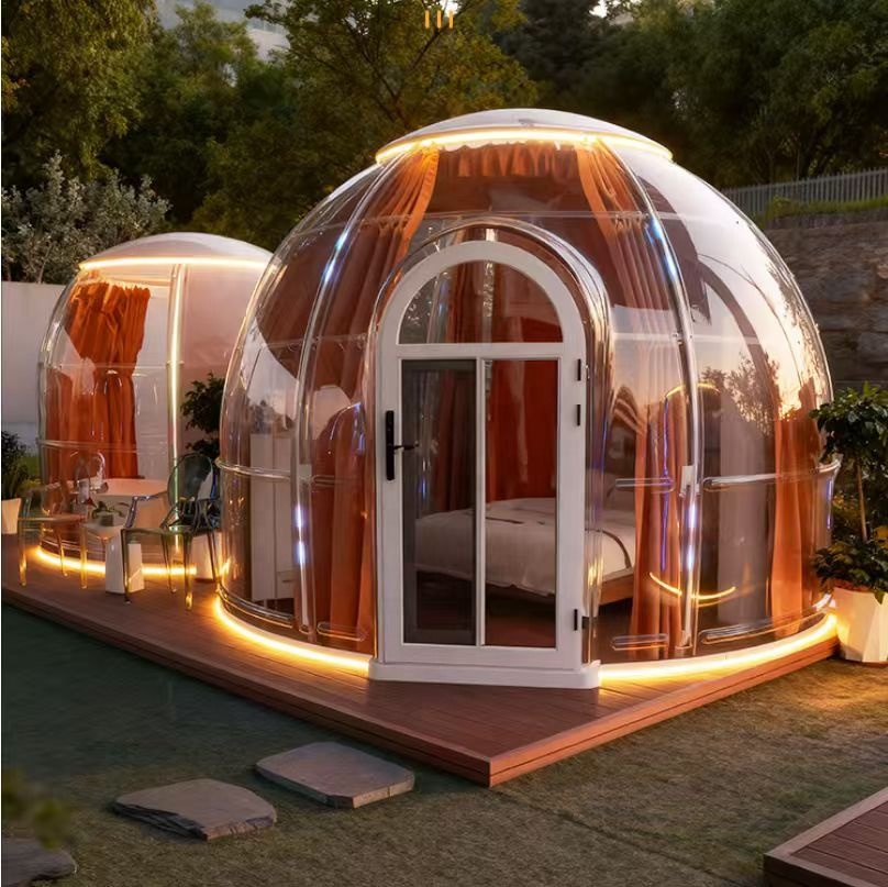 透明バブルドーム星空ハウス屋外グランピングルームカスタマイズ - Outdoor Camping Dome のレビューと価格
