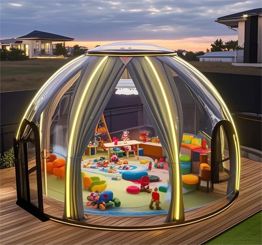 ホットリゾート向けモダンコンテナハウス、アウトドアキャンプ用 - Outdoor Camping Dome のレビューと価格