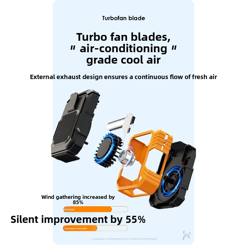 ウエストマウントクリップ式USB充電式ハンズフリー高速ポータ - Outdoor Camping Fan のレビューと価格