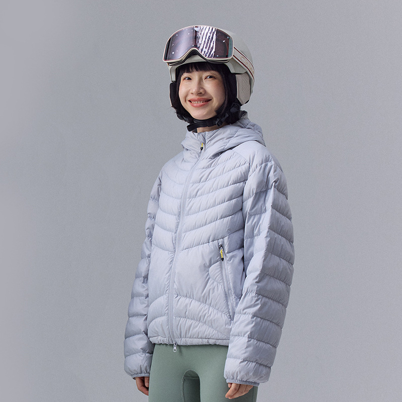 品質防水 90% ホワイトダウンジャケット男性女性フード付き - Outdoor Camping Jacket のレビューと価格