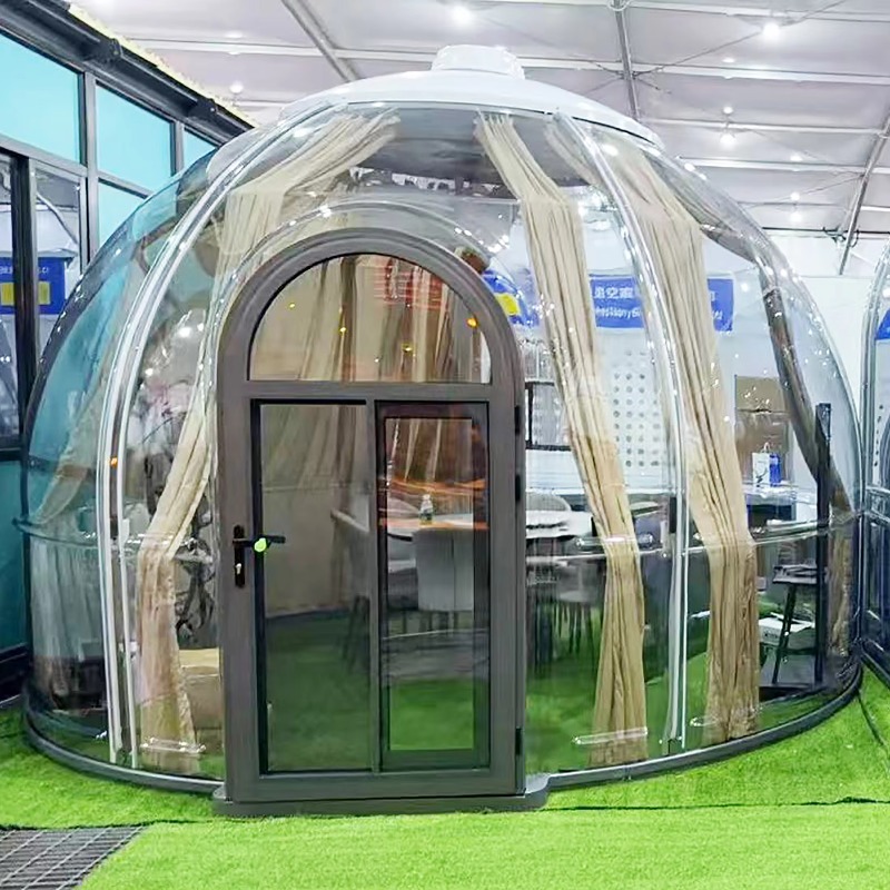 屋外透明ポリカーボネートグランピングバブルドームハウス（ホテ - Outdoor Camping Dome のレビューと価格