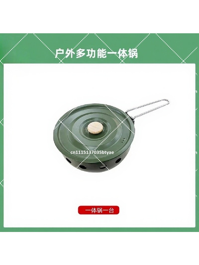 屋外での調理に最適な、ポータブルガスコンロ一体型鍋カセットと - Outdoor Camping Cooking Set のレビューと価格